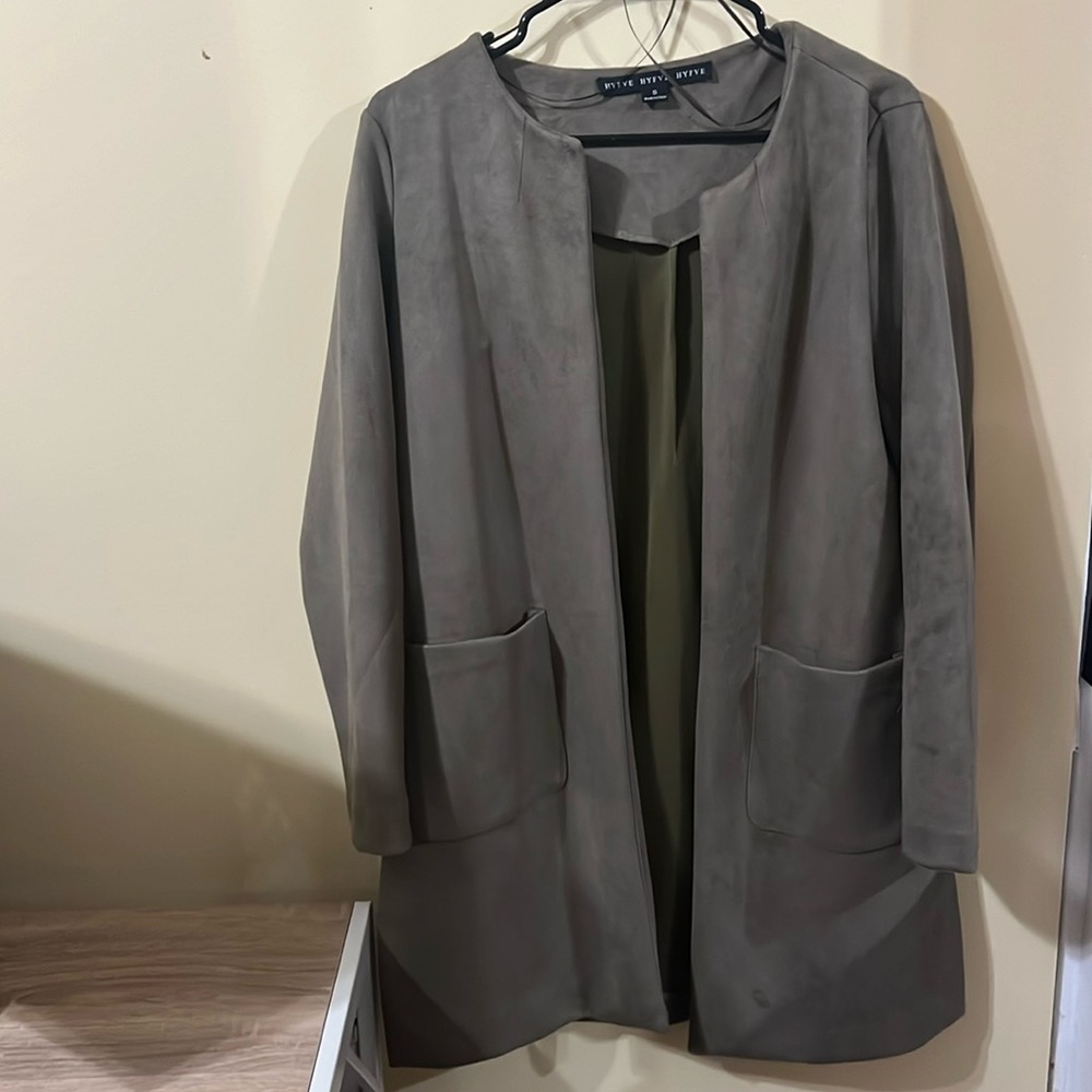 HYFVE Jacket Womens Size Small Long Lightweight Color Green